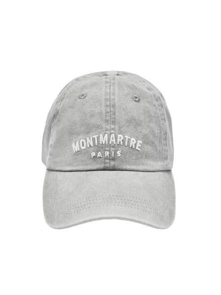 Pull&Bear Șapcă MONTMATRE PARIS gri alb