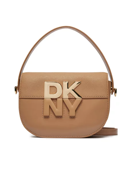 Ročna torba DKNY rjava