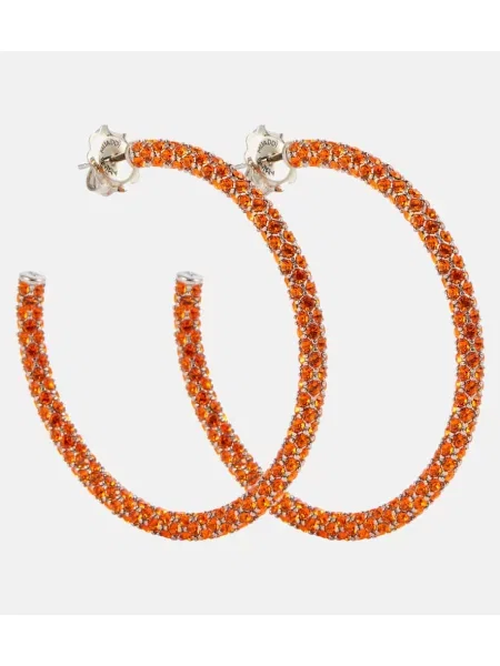 Uhani Amina Muaddi oranžna