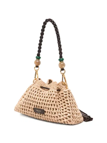 Geantă shopper Jimmy Choo maro
