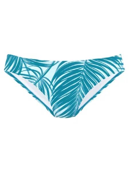 LASCANA ACTIVE Slip costum de baie verde petrol albastru deschis alb