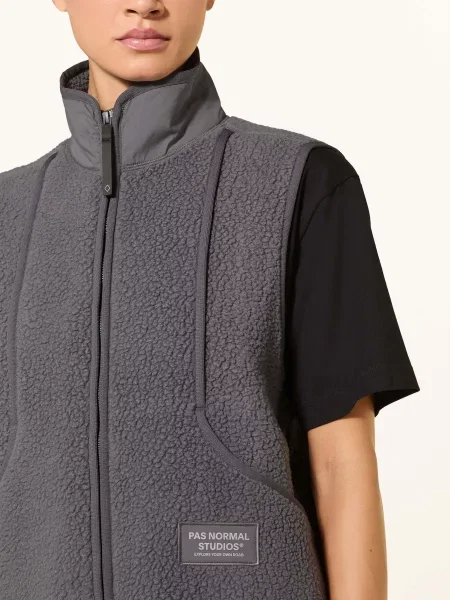 Pas Normal Studios Kamizelka Polarowa Off-Race blau szara