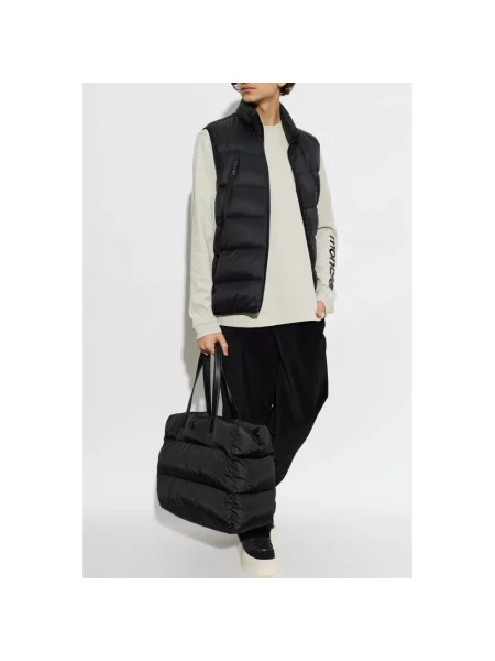Spodnie Moncler sztruksowe czarne