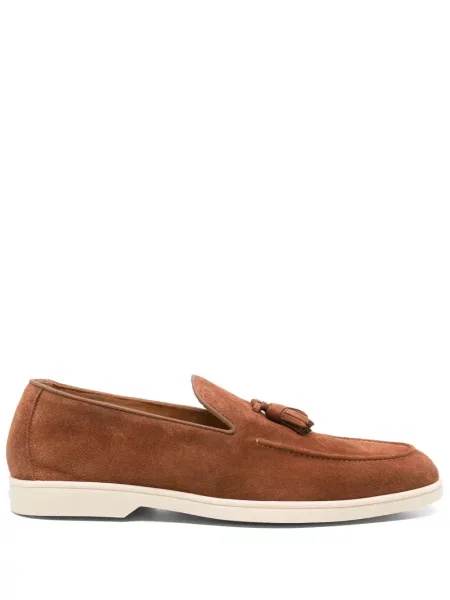 Pantofi loafer Doucal's din piele maro