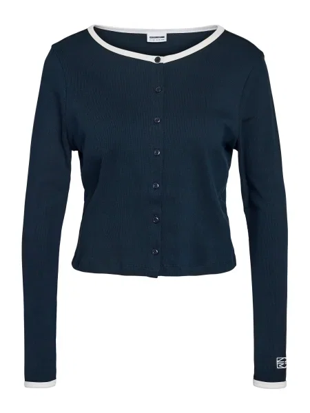 Noisy may Geacă tricotată NMJUDY albastru închis alb