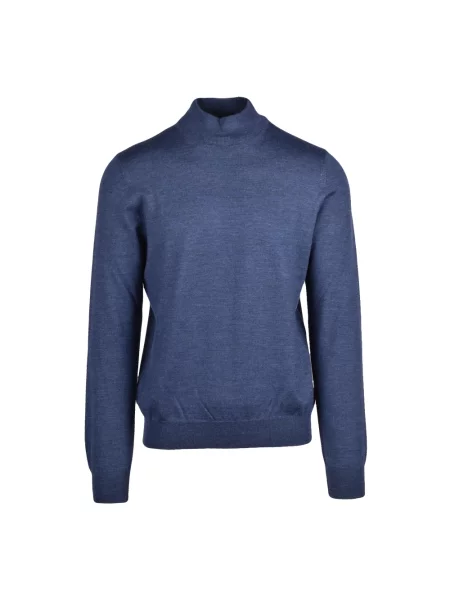 Sweter Gran Sasso wełniany niebieski