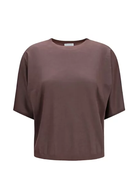 Scurt pulover Brunello Cucinelli maro