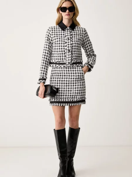 Karl Lagerfeld Sacou / alb negru