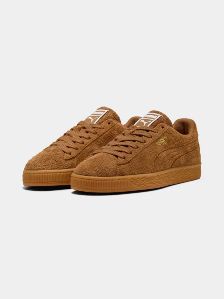 Замшевые кеды Puma коричневые