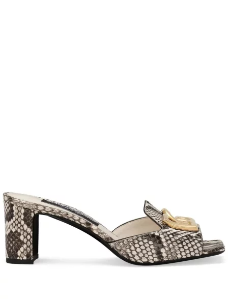 Papuci tip mules Dolce & Gabbana din piele