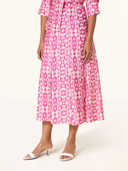 Marc Aurel Spódnica pink biała
