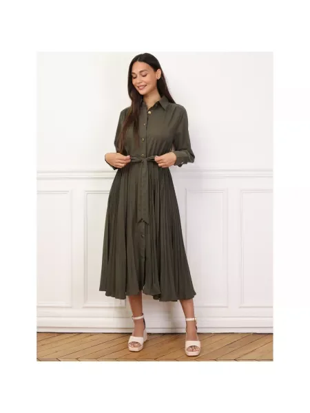 Šaty La Modeuse khaki