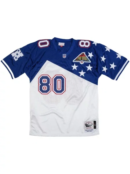 Tricou Mitchell & Ness din jerseu albastru