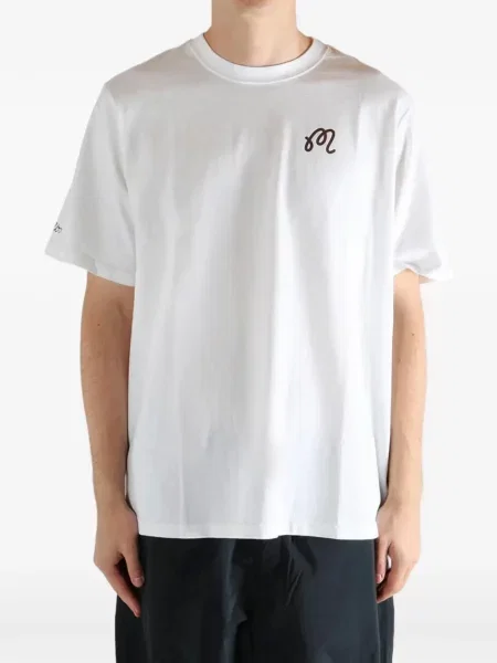 Golf tricou Malbon Golf cu imagine alb