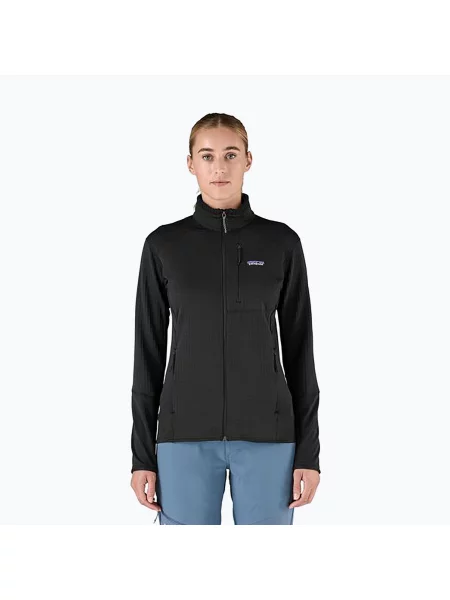 Softshellová bunda Patagonia R1 Hybrid black černá