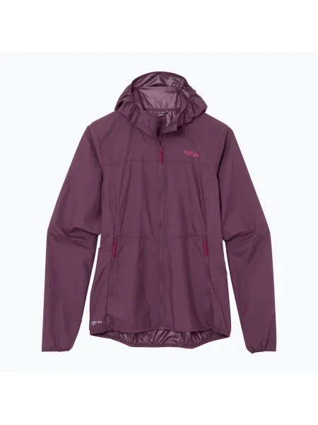 Ветрозащитно яке Rab Windgather Hoody за жени mulberry виолетово