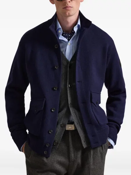 Ριγέ polo Polo Ralph Lauren με κουκούλα με αυτόγραφο λευκό