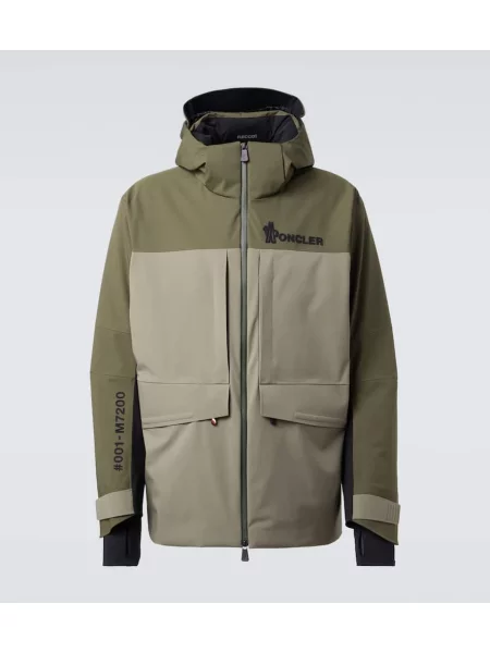 Smučarska jakna Moncler Grenoble zelena
