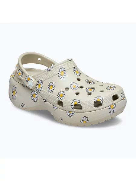 Șlapi pentru femei Crocs Classic Platform Floral