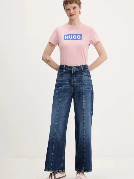 HUGO Blue футболка basic Classic Tee_B синя