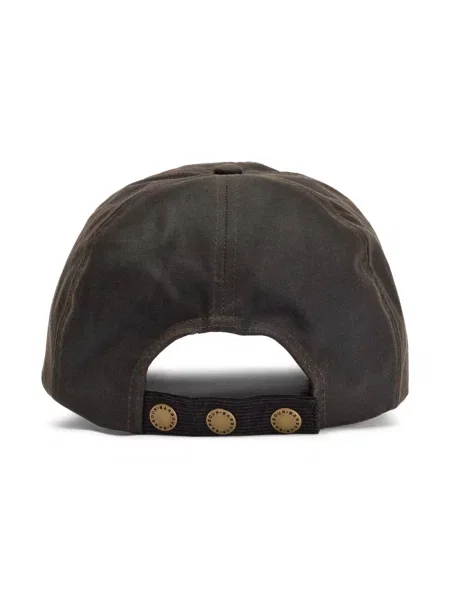 Barbour czapka z daszkiem zielony brązowa