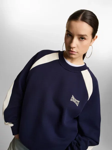 Bluza sportowa Prosto Speed bez kaptura niebieska