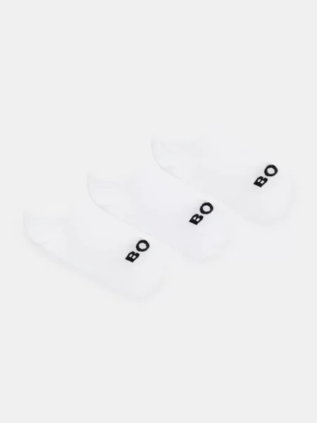 Чорапи BOSS 3 чифта 3P AS Logo CC W бяло