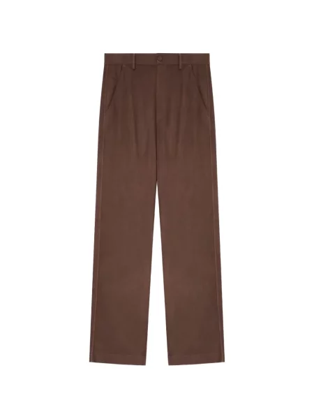 Pantaloni chino Diesel de lână maro