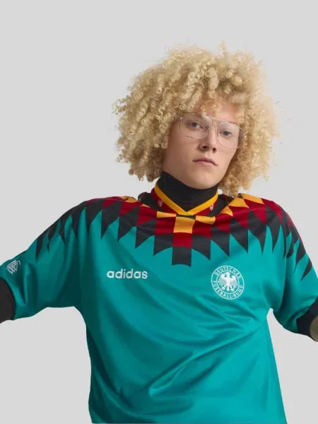 Adidas Koszulka Wyjazdowa Niemcy gruen biała