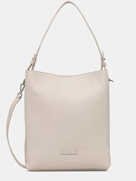 Marc O'Polo torebka skórzana beżowa