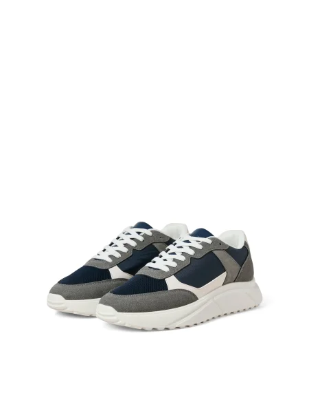 JACK & JONES Nízke tenisky JFWASPIRE námornícka modrá / tmavosivá biela