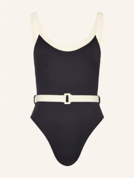 Seafolly Strój Kąpielowy Bandwave schwarz czarny