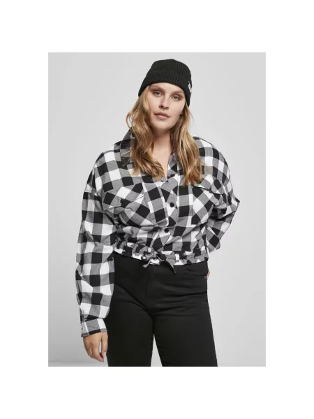 Cămașă Urban Classics scurtă alb