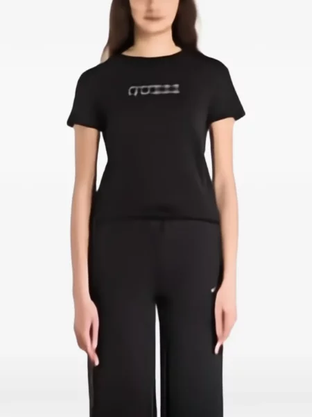 Stras tricou Guess negru