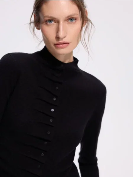 Reserved Cardigan cu negru