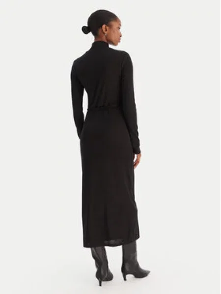 Úpletové šaty Vero Moda černé