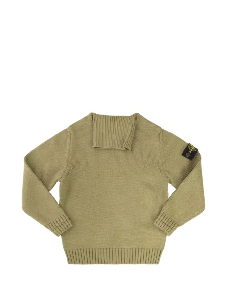 Sweter dziecięcy Stone Island zielony