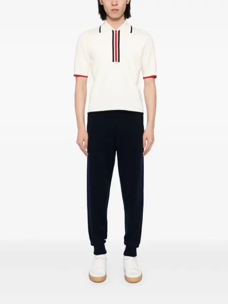 Dryžuotos kelnės Thom Browne mėlyna