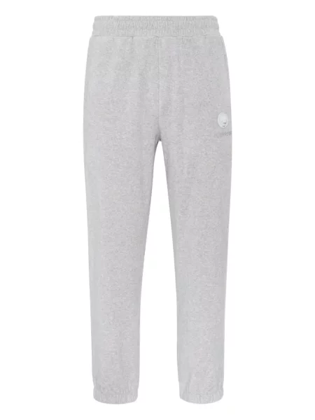 Kalhoty jogger Plein Sport s autogramem šedé