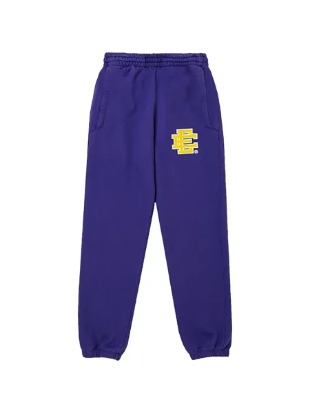 Pantaloni Eric Emanuel cu imagine alergare violet
