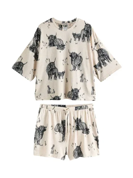 Next Pantaloni scurți bej negru