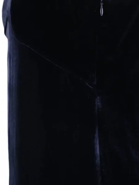 Rochie midi Aspesi de catifea cu bretele albastru
