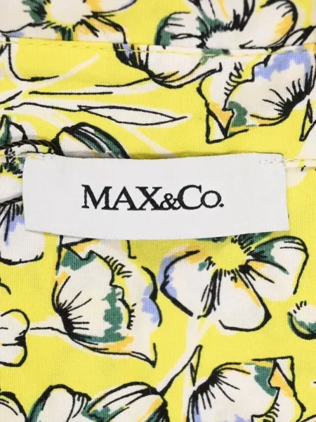 Cămașă Max&co. cu model floral galben