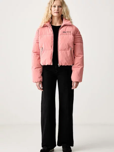 Karl Lagerfeld Jeans prešita jakna roza