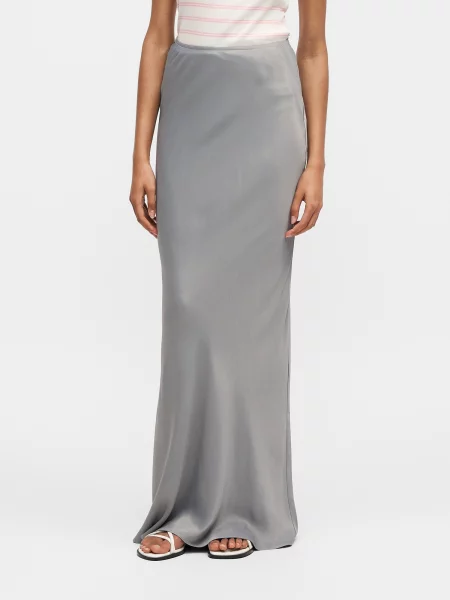 TOPSHOP Sijonas MATILDA sidabro pilka