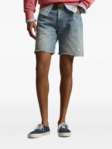 Ριγέ δερμάτινος κάλτσες Polo Ralph Lauren με κορδόνι μαύρο