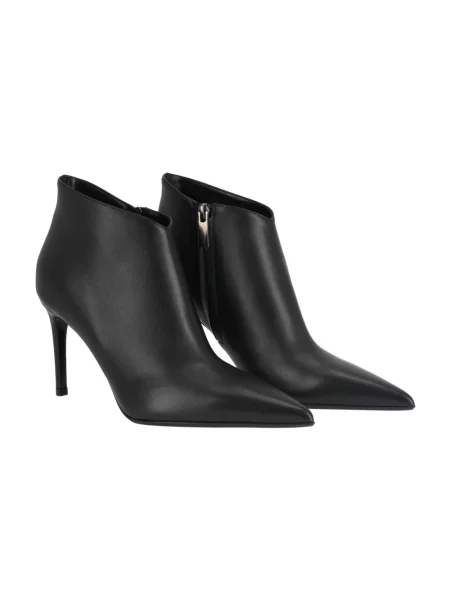 Buty do kostki Sergio Levantesi skórzane czarne