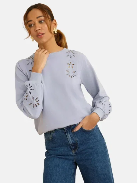 Palton Love & Roses albastru