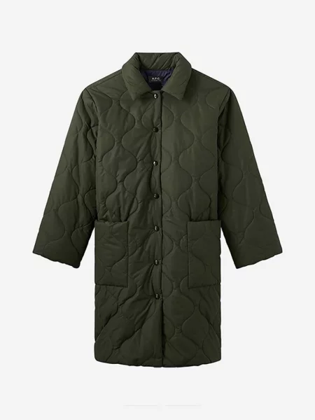 Куртка A.P.C. Manteau Sarah перехідна зелений