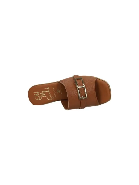 Pantofi Oh My Sandals maro